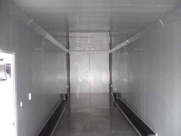 Enclosed Trailer 8.5 X 36 Indigo Blue Gooseneck Motorcycle Hauler Storage - Image 9