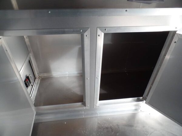 Enclosed Trailer 8.5 X 36 Indigo Blue Gooseneck Motorcycle Hauler Storage - Image 17