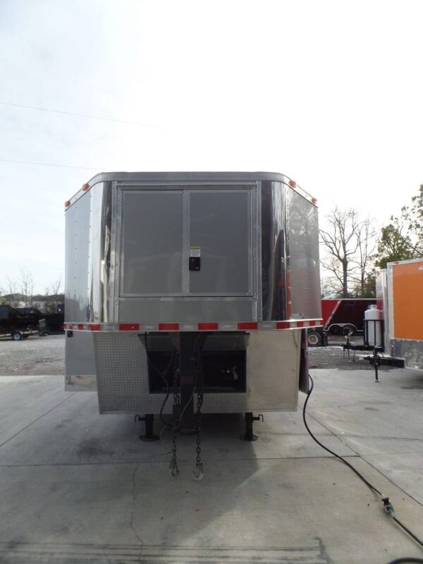 8.5x36 Silver Frost Enclosed Equipment Hauler Trailer - Image 2