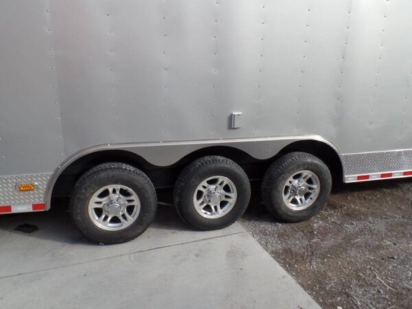 8.5x36 Silver Frost Enclosed Equipment Hauler Trailer - Image 11