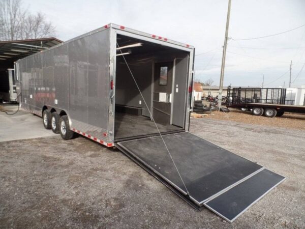 8.5x36 Silver Frost Enclosed Equipment Hauler Trailer - Image 4