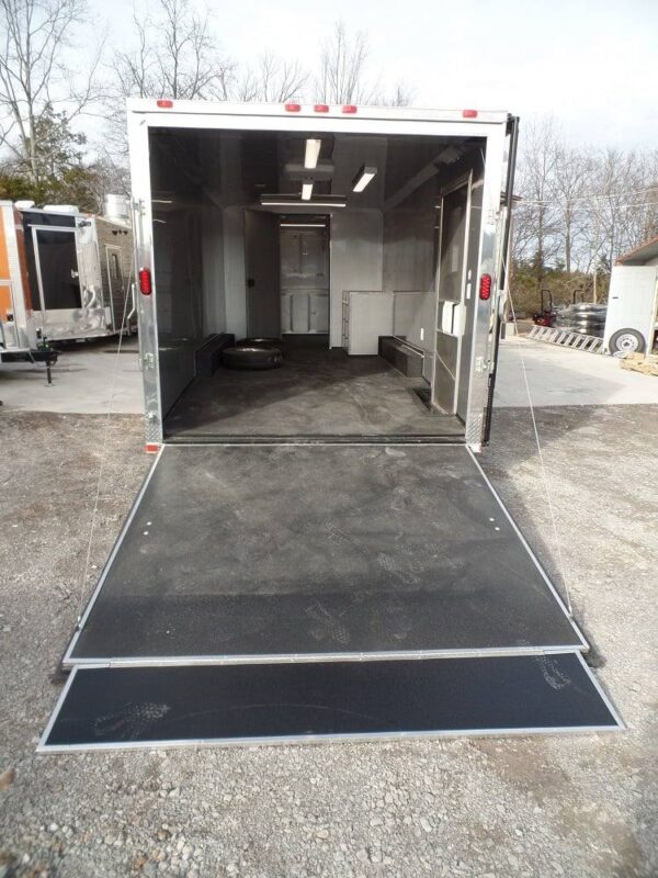 8.5x36 Silver Frost Enclosed Equipment Hauler Trailer - Image 5
