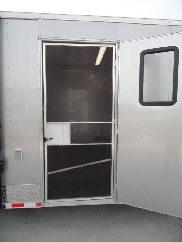 8.5x36 Silver Frost Enclosed Equipment Hauler Trailer - Image 9