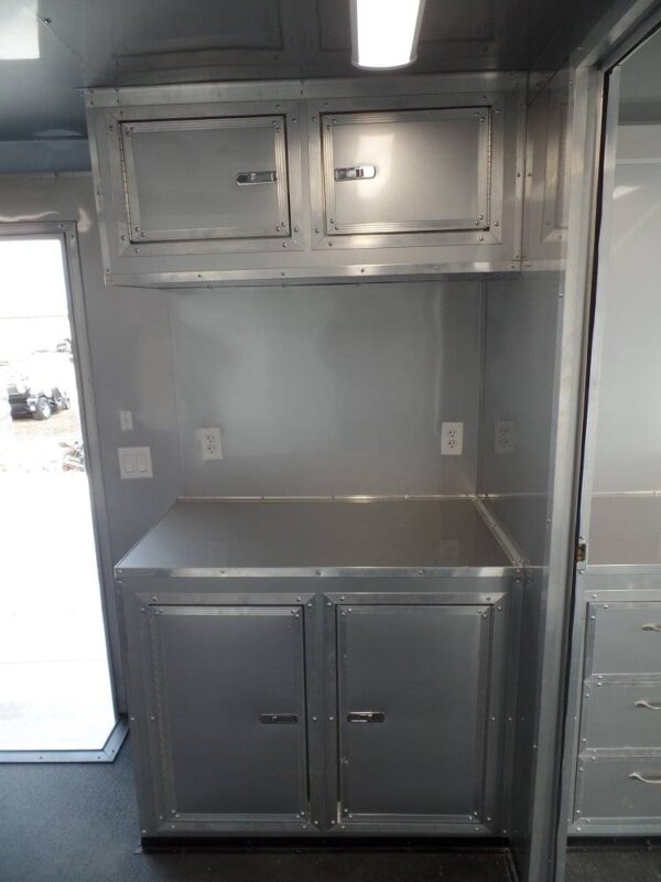 8.5x36 Silver Frost Enclosed Equipment Hauler Trailer - Image 16