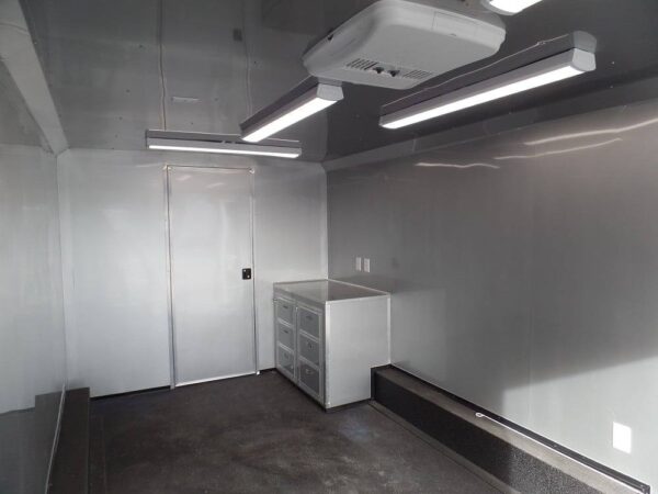 8.5x36 Silver Frost Enclosed Equipment Hauler Trailer - Image 3