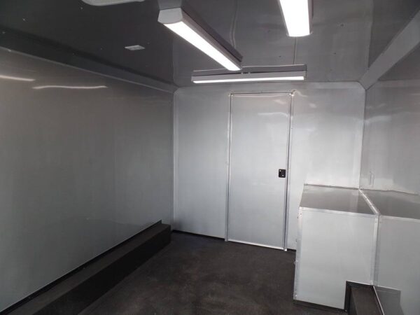 8.5x36 Silver Frost Enclosed Equipment Hauler Trailer - Image 17