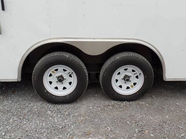 8.5' x 16' Concession Food Trailer White Event Catering - Image 21