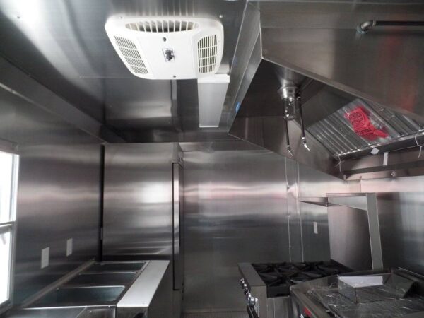 8.5' x 16' Concession Food Trailer White Event Catering - Image 12