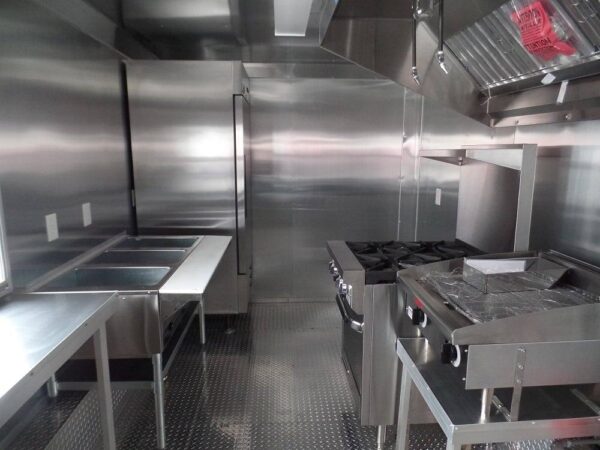 8.5' x 16' Concession Food Trailer White Event Catering - Image 22