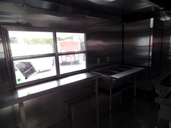 8.5' x 16' Concession Food Trailer White Event Catering - Image 16