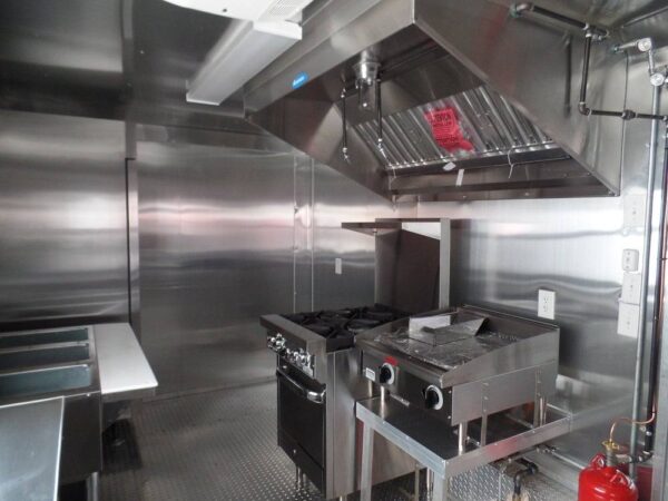 8.5' x 16' Concession Food Trailer White Event Catering - Image 9
