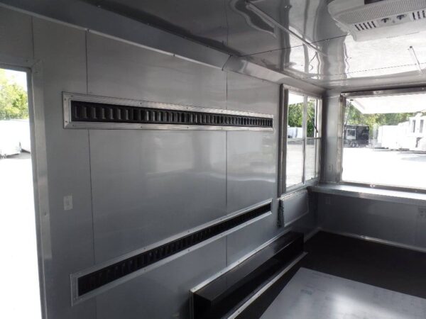 8.5' x 16' Orange Ticket Booth Custom Enclosed Trailer - Image 15