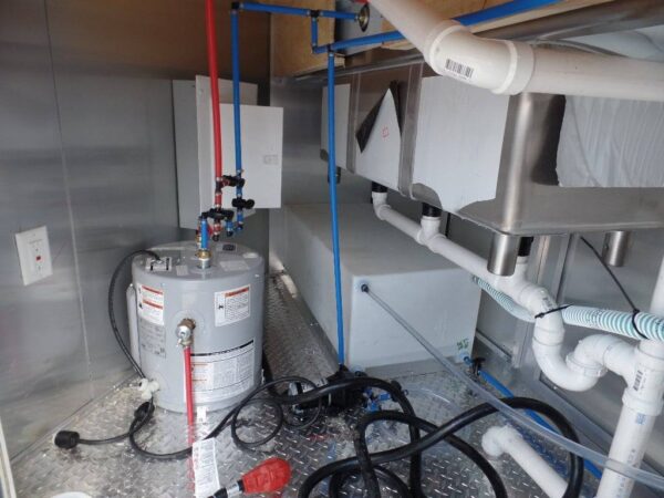 8.5' x 16' Concession Trailer White Food Event Catering - Image 12