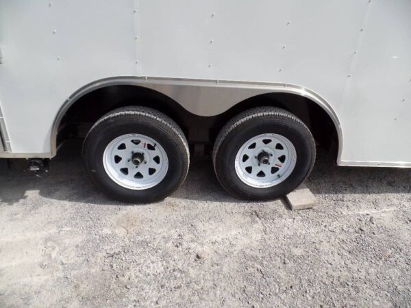 8.5' x 16' Concession Trailer White Food Event Catering - Image 9