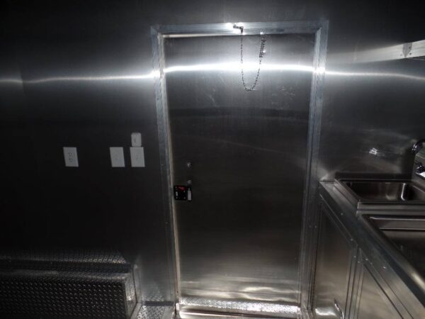 8.5' x 16' Concession Trailer White Food Event Catering - Image 7