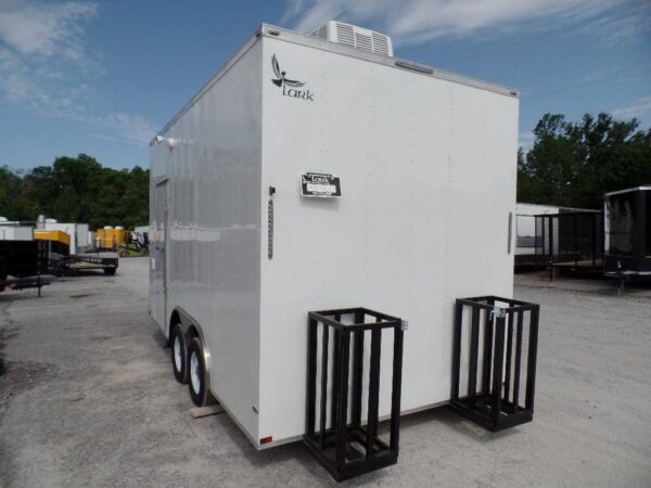 8.5' x 16' Concession Trailer White Food Event Catering - Image 2