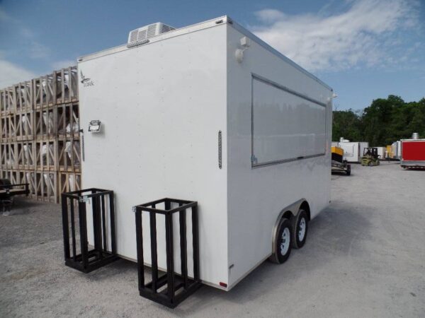 8.5' x 16' Concession Trailer White Food Event Catering - Image 11
