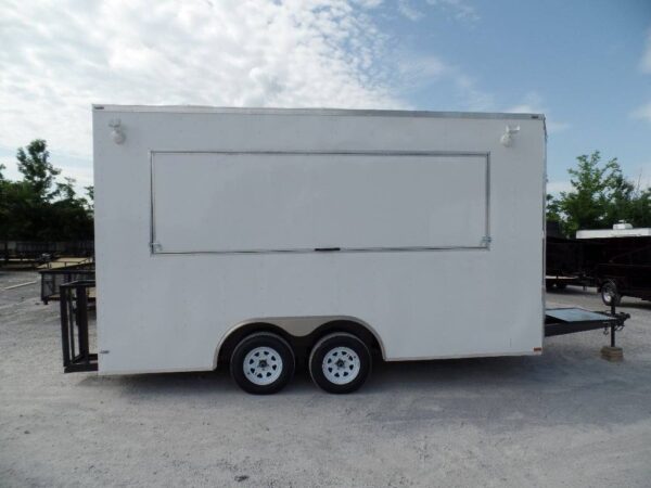 8.5' x 16' Concession Trailer White Food Event Catering - Image 13
