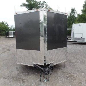 Enclosed Trailer 7' X 12' Single Axle 3500 lbs V-Nose  Storage