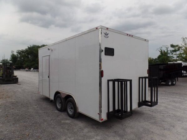 8.5' x 16' Concession Food Trailer White Event Catering - Image 12