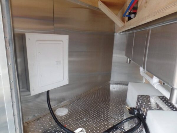 8.5' x 16' Concession Food Trailer White Event Catering - Image 22