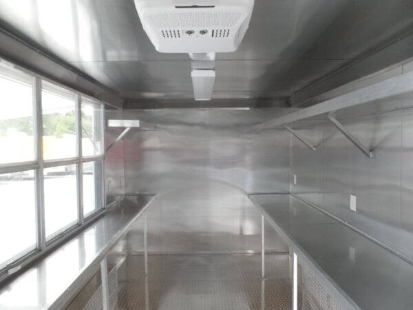 8.5' x 16' Concession Food Trailer White Event Catering - Image 11