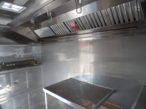 8.5' x 16' Concession Trailer Food Orange Event Catering - Image 15