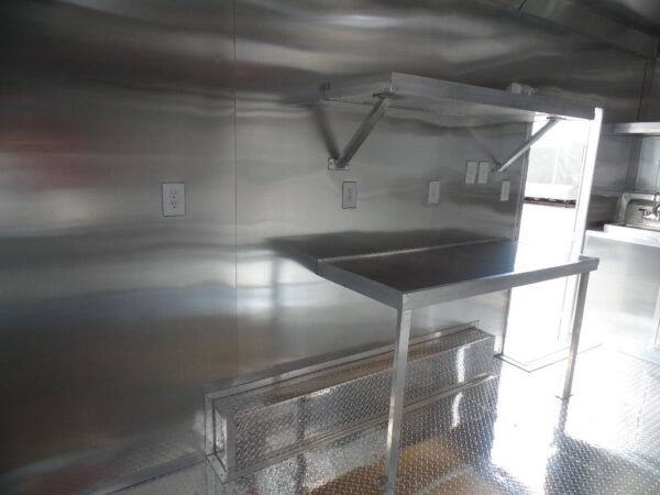 8.5' x 16' Concession Trailer Food Orange Event Catering - Image 3