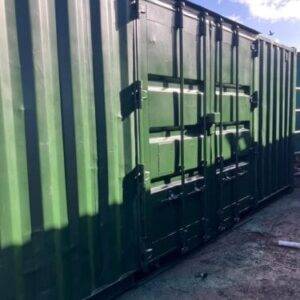 20x8x86 Side Door Shipping Container With Lock Box
